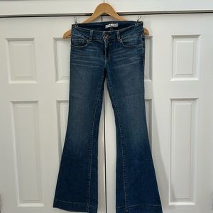 J Brand flare denim “Love Story”